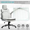 51bFLpBjvQS._AC_.jpg Fauteuil de bureau manager gaming style baquet racing dossier assise capitonné revêtement synthétique blanc noir