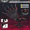 51bR2smJ0S._AC_.jpg Acethrone Chaise de Jeu de Bureau Ergonomique, Siège Gamer Confortable, Fauteille Gamer Tissu, Chaise Gaming, Dossier Inclinable 90 ° à 135 °, Pivotante 360 °, Hauteur Accoudoirs Réglables (Noir)