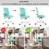 51cI5OZrsL._AC_.jpg Fullwatt Fauteuil de Bureau Ergonomique avec accoudoirs à Dossier Central pour la Maison, Le Bureau, la Salle d'étude (Vert)