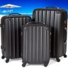 51fFHrcRnL._AC_.jpg TecTake Lot de 3 Valises Trolley Valise Rigide à roulettes - diverses Couleurs au Choix
