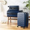 Amazon Basics Valise rigide et solide, de qualité supérieure, 56 cm - Bleu