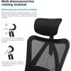51n-FS-mp2L._AC_.jpg SIHOO Chaise de Bureau Fauteuil Ergonomique avec Repose-Pieds réglable en Hauteur et Appui-tête Siège en Maille avec Inclinaison du Dossier et Support Lombaire (Noir)