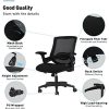 51p5BmR1nHL._AC_.jpg Hbada Chaise de Bureau Ergonomique avec Support Lombaire, Siège de Bureau en Maille, Fauteuil avec Accoudoir et Hauteur Réglable, Noir