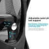 51qopJsrzL._AC_.jpg SIHOO Chaise de Bureau, Siege de Bureau Ergonomique, Fauteuil à Dossier Haut Respirant avec accoudoir de Chaise réglable 3D en Maille respectueuse de la Peau et Support Lombaire (Noir)