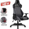 51tEGIh51RL._AC_.jpg EMPIRE GAMING – Racing 900 Chaise Gaming Fauteuil de Bureau Gamer - Siège Ergonomique Coussin Lombaire Intégré - Dossier Inclinable Accoudoirs Réglable – Semilicuir Grise