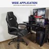 BASETBL Chaise Bureau, Fauteuil Bureau Ergonomique, Chaise Gaming Hauteur Réglable et Dossier Inclinable, Fauteuil Gamer avec Appui-Tête et Support Lombaire (Noir)…