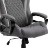 51thbqwVL._AC_.jpg Fauteuil de Bureau Massant Chaise Pivotant Hauteur Réglable Grand Confort 6 Points de Massage avec Télécommode 64 x 68,5 x 116,5-124 cm Gris