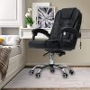 51toZHnYH8L._AC_.jpg Z ZELUS Fauteuil de Bureau avec Hauteur Réglable, Chaise de Bureau de Massage pour Ordinateur Table, USB Charge Fauteil Ergonomique en PU