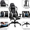 51uXUMlCw6L._AC_.jpg YOLEO Chaise Gaming, Chaise de Bureau, Siège Ergonomique, Fauteuil de Gaming Professionnel, Dossier Haut, Hauteur réglable, Charge Max 150 kg, Blanc