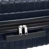 Amazon Basics Valise rigide et solide, de qualité supérieure, 56 cm - Bleu