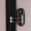 Set de 4 valises rigides M/L/XL et Vanity Rose-Or Coque ABS Ensemble Bagages - Pieds antidérapants 2 poignées 4 roulettes Compartiments - Malle Voyage