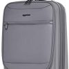 Amazon Basics - Ballard - Valise hybride à roulettes pivotantes - 51 cm, Gris