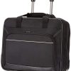 Amazon Basics Sacoche à roulettes pour ordinateur portable - Avec Amazon Basics Sacoche à roulettes pour ordinateur portable - Avec roulement rapide et poche avant facile d’accès - compatible avec ordinateurs portables de 16 pouces (40 cm)