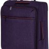 Amazon Basics Valise à roulettes souple et matelassée Belltown - Amazon Basics Valise à roulettes souple et matelassée Belltown - 52 cm, Violet