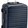 Amazon Basics Valise rigide et solide, de qualité supérieure, 56 cm - Bleu