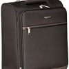 Amazon Basics Valise souple à roulettes pivotantes, 53 cm, Bagage à Amazon Basics Valise souple à roulettes pivotantes, 53 cm, Bagage à main/Taille cabine, Noir