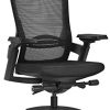 Chaise de Bureau Ergonomique avec Profondeur du Coussin Réglable|Hauteur de Chaise de Bureau Ergonomique avec Profondeur du Coussin Réglable|Hauteur de L'appui-tête Réglable|Support Lombaire Réglable|Accoudoirs 3D|L'élasticité & L'angle d'inclinaison du Dossier sont Réglables