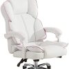 Chaises de bureau Chaises et fauteuils Chaise d'ordinateur étudiant Rose Chaises de bureau Chaises et fauteuils Chaise d'ordinateur étudiant Rose Ergonomique Chaise de Jeu Chaise pivotante d'apprentissage avec Dossier à la Maison Confortable et sédentaire