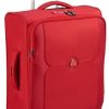 Delsey Valise Mercure, disponible en rouge et noir, unisexe, 55cm, 1 pièce