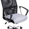 Exofcer Fauteuil de Bureau à Domicile en Maille Incurvée à Exofcer Fauteuil de Bureau à Domicile en Maille Incurvée à Dossier Haut Chaise D'ordinateur Pivotante Chaise de Bureau Confortable (Gris)