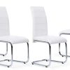 IDMarket - Lot de 4 chaises Mia Blanches pour Salle IDMarket - Lot de 4 chaises Mia Blanches pour Salle à Manger