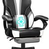 IntimaTe WM Heart Chaise Gaming, Fauteuil Gamer Ergonomique, Siège Gaming IntimaTe WM Heart Chaise Gaming, Fauteuil Gamer Ergonomique, Siège Gaming avec Dossier Haut, Fauteuil de Bureau avec Assis Rembourré, Repos-Pieds Pliable, Accoudoirs Réglables (Gris)