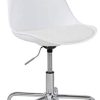 Marque Amazon - Movian Arendsee - Chaise de bureau, 55 Marque Amazon - Movian Arendsee - Chaise de bureau, 55 x 55 x 93 cm, Blanc