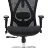 SIHOO Chaise de Bureau, Siege de Bureau Ergonomique, Fauteuil à SIHOO Chaise de Bureau, Siege de Bureau Ergonomique, Fauteuil à Dossier Haut Respirant avec accoudoir de Chaise réglable 3D en Maille respectueuse de la Peau et Support Lombaire (Noir)