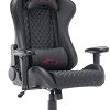 STmeng Comfort X3 Chaise de Bureau Gaming, Chaise de Jeu STmeng Comfort X3 Chaise de Bureau Gaming, Chaise de Jeu pivotantes de Course avec accoudoir, Chaise d'ordinateur réglable Ergonomique avec Lombaire et Oreiller de tête (Black)