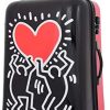 Solide Coquille Dure Valise Coeur Dansant 4 Roues Bagage TSA Solide Coquille Dure Valise Coeur Dansant 4 Roues Bagage TSA Serrure Fermeture éclair Autour Sac HLG280 (L)