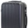 Valise Trolley Cabine 55cm - ALISTAIR Sécure - ABS Ultra Valise Trolley Cabine 55cm - ALISTAIR Sécure - ABS Ultra légère et résistante - 4 Roues - Couleur spéciales - Marque française - Noir