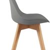 21bIyZCg3S._AC_.jpg Mc Haus Lena Dark Grey X2 Pack 2 chaises de Salle a Manger, Polypropylène, Gris foncé, 56x48x81cm