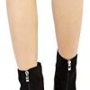 31XI5rrkoL._AC_.jpg MaxMuxun Femme Bottines à talons Bloc avec fermeture éclair sur le devant Dame Bottines en Daim
