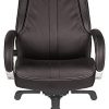 Kijng FurnLAB Throne Fauteuil de bureau ergonomique en cuir véritable Marron