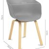 311lXvruAAL._AC_.jpg Mc Haus ERIKO Marengo Chaises Salle à Manger, Gris Anthracite, 51x55x75cm