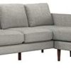 313TM2Ktv-L._AC_.jpg Marque Amazon - Rivet Revolve - Canapé d'angle moderne réversible à méridienne, largeur 203 cm, Gris tissé