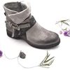 Angkorly - Chaussure Mode Bottine Motard Motarde Moto réversible Rock Femme lanière Boucle imprimé Serpent Talon Bloc 3.5 CM