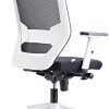 31VlGOGxKmS._AC_.jpg Rocada | Chaise de Bureau Ergonomique, Confortable | Fauteuil de Pivotant en Maille Avoir Soutien Lombaire et Accoudoir Réglable | Bleu