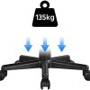 31e3gKecqOS._AC_.jpg Yaheetech Chaise Bureau Fauteuil de Direction Ergonomique Hauteur Réglable Similicuir Pivotante Charge Max 136kg Gris
