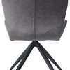 Damiware Rocky Lot de 2 Chaises Salle à Manger Confort Revêtement en Tissu (Stone)