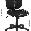 31j8Yoq9vL._AC_.jpg Amazon Basics Chaise Fauteuil de bureau à dossier bas
