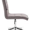 Tabouret De Travail A roulettes Peking V2 Tissu I Chaise De Bureau Réglable en Hauteur Et Pivotante I Fauteuil De Travail Ergonomique, Couleur:Gris Clair