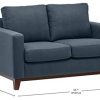 31tfGhjVf3L._AC_.jpg Marque Amazon - Rivet North End - Causeuse moderne à structure en bois visible, largeur 150 cm, Denim