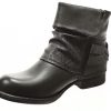Angkorly - Chaussure Mode Bottine Motard Cavalier Femme Peau de Serpent lanière clouté Talon Bloc 3 CM - Intérieur Fourrée