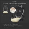 41AbF3teRvS._AC_.jpg GTRACING Chaise Gaming Fauteuil de Bureau Siège Ergonomique Fonction Berçante et Pivotante avec Accoudoirs 4D et Coussin Lombaire et Appui-Tête Mobile Réglable en Hauteur Séries de GTPLAYER (Blanc)