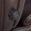 Kijng FurnLAB Throne Fauteuil de bureau ergonomique en cuir véritable Marron