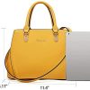 41BT3KkgF3S._AC_.jpg BOSTANTEN Sac à Main Cuir Veritable, Femmes Sac à bandoulière Designer Sac Porté épaule Tote Les Shopper Jaune