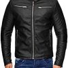 41CX6HZKnYL._AC_.jpg Redbridge Perfecto en cuir synthétique pour homme Blouson Veste Similicuir Noir