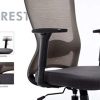 41DgBu8NnFL._AC_.jpg Amoiu Chaises de Bureau en Maille Tissu, Chaises Fauteuil Exécutif Accoudoirs Multi Fonction,Soutien Lombaire Ajustable, Siège Ergonomique Inclinable Appui,Gris