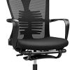 41L4NuPtbiS._AC_.jpg MFAVOUR Chaise de Bureau, Fauteuil de Bureau Ergonomique, Chaise Ergonomique avec Repose-Pied, Fauteuil Idéal pour La Sieste, Charge 130KG Max - MFV 42
